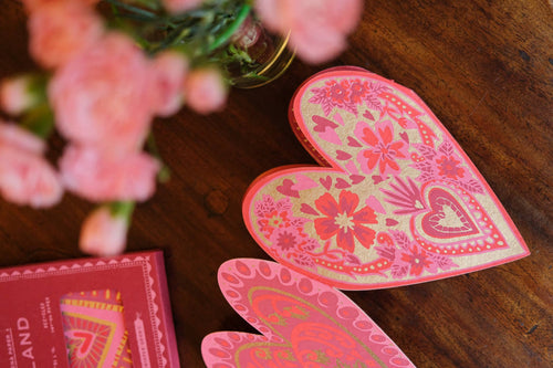 Hearts Concertina Garland