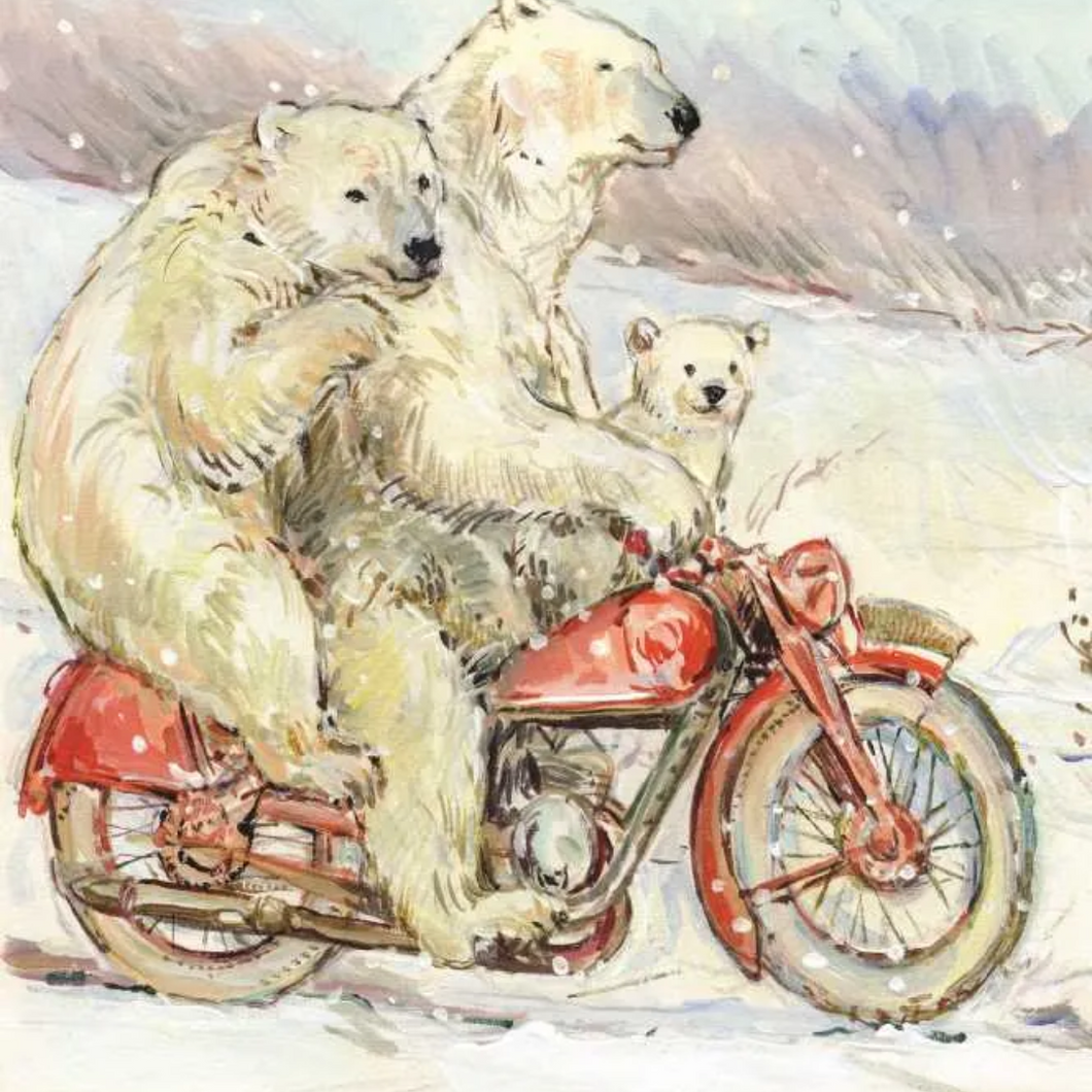 Claire Fletcher – Motorbike Bears Card