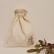 Hand Stamped Christmas Gift Bag