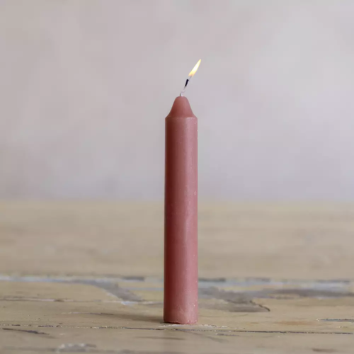 Stubby Candle Dusky Pink
