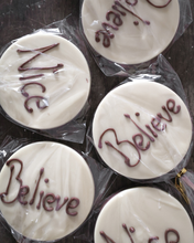 Believe chocolate lollipop