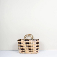 Indigo Woven Reed Basket