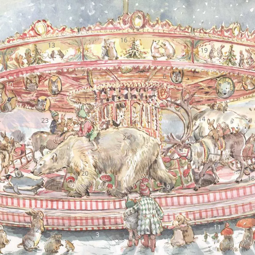 Advent Calendar A4 – Winter Carousel