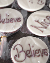 Believe chocolate lollipop