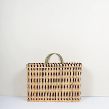 Indigo Woven Reed Basket