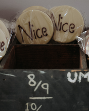 Nice chocolate lollipop