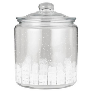 Christmas Town Glass Jar - Large