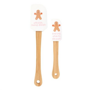 Gingerbread Man Silicon Spatula Set