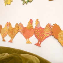 Chickens Concertina Garland