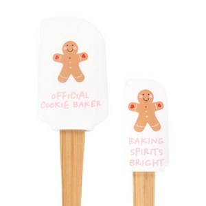 Gingerbread Man Silicon Spatula Set