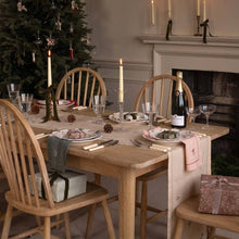 Embroidered Linen Napkins, Set of 2 - Plaster Pink