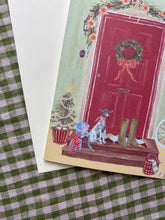 Festive Front Door Christmas card