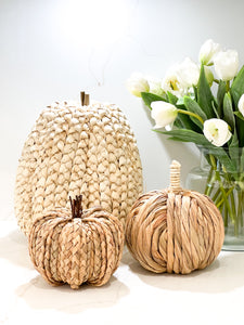 Rope Pumpkin with Rope Stalk