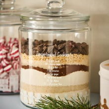 Glass Gingerbread Jar