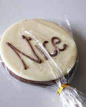 Nice chocolate lollipop