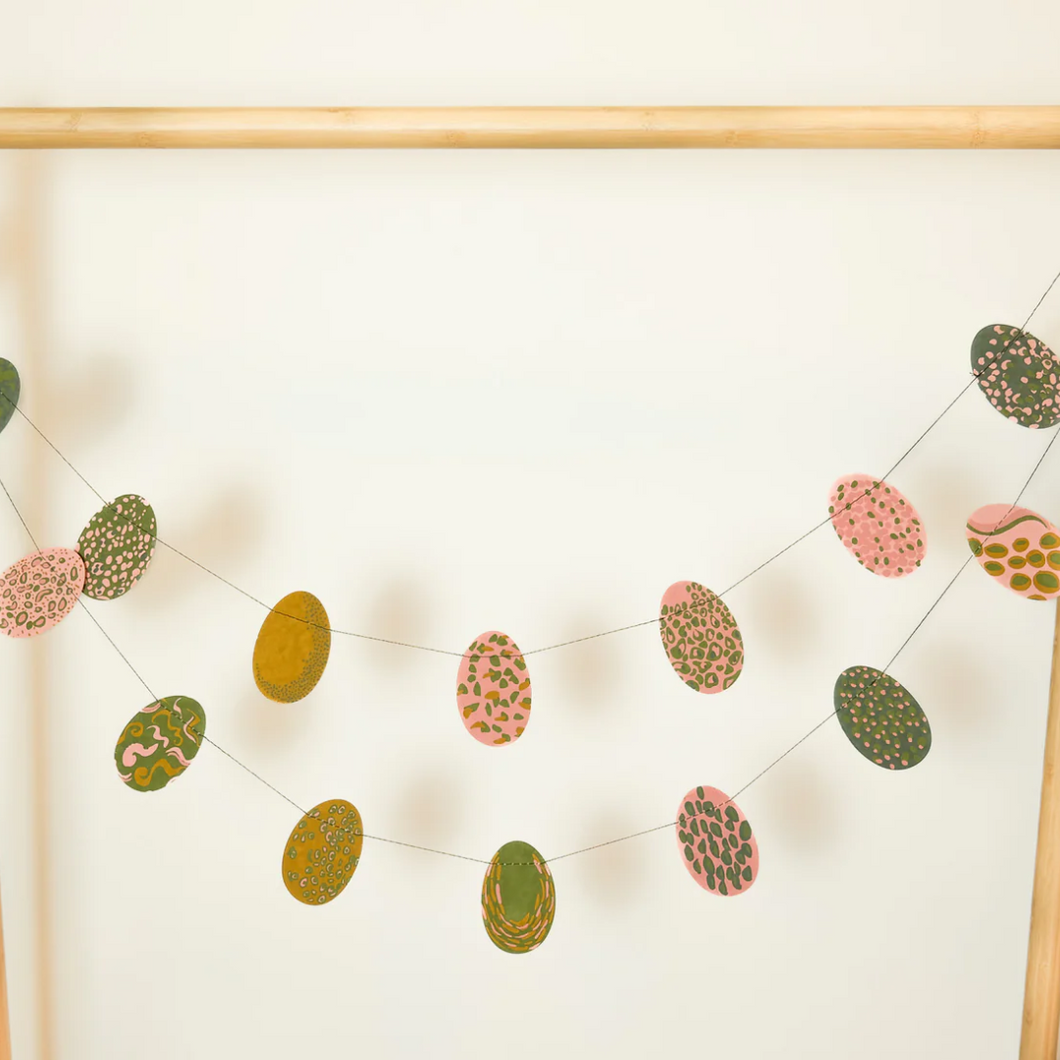 Pink Eggs Sewn Garland