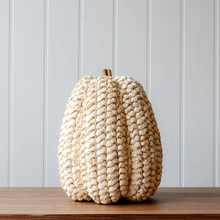 Tall Straw Pumpkin