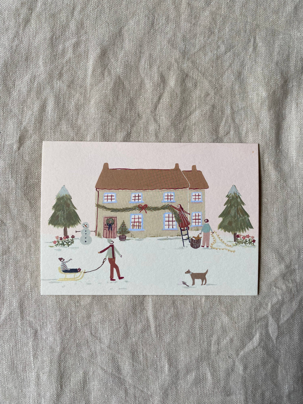 Snow Day Christmas card