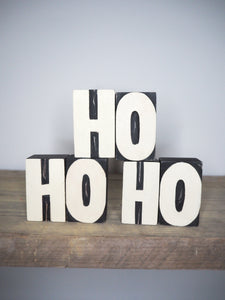 HoHoHo Wooden Blocks