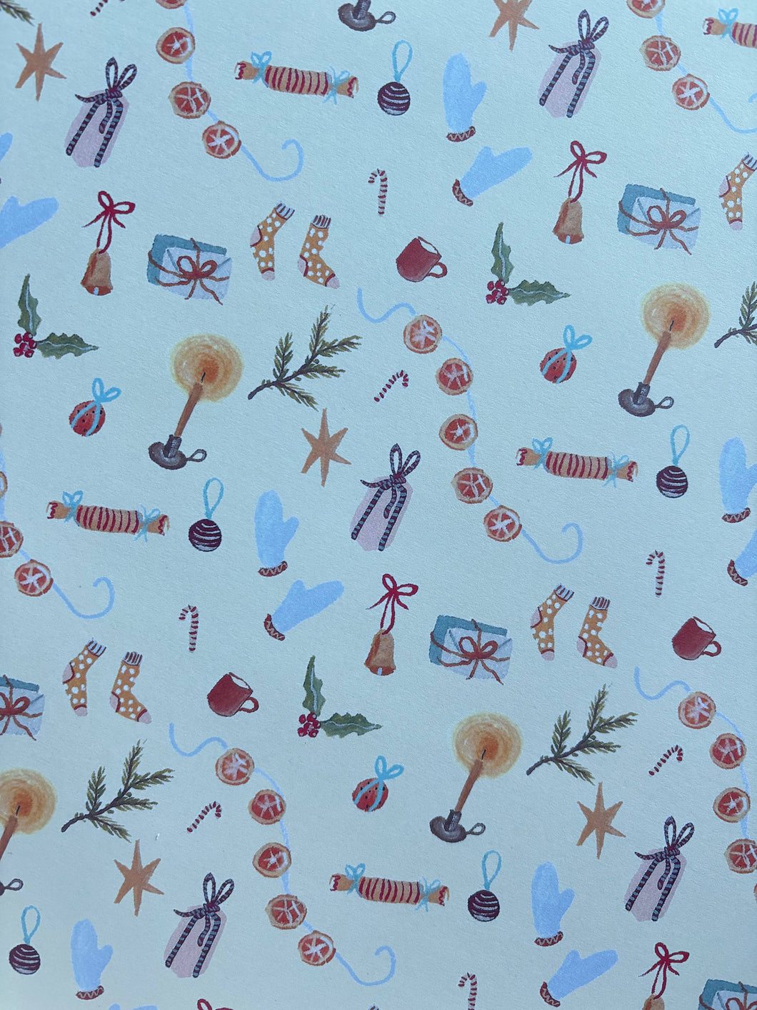 Winter Comforts Wrapping Paper Sheets