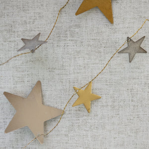 Star Garland Gold & Silver