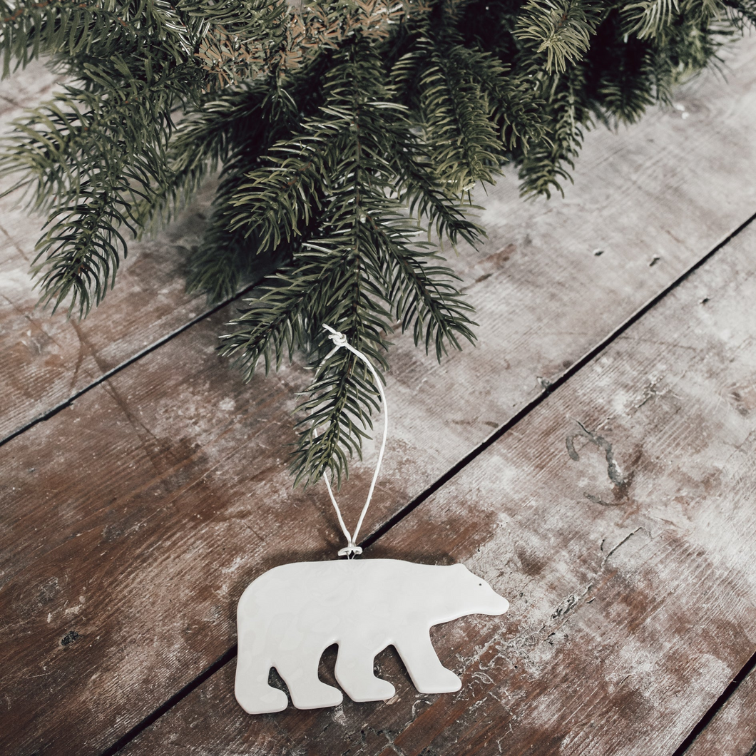 Porcelain Hanger-Polar Bear