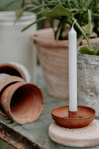 Rusty Candle Holder