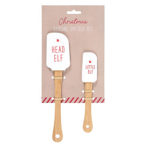 Head Elf Little Elf Spatula Set