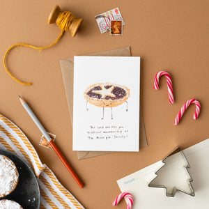 Mince Pie Society Card