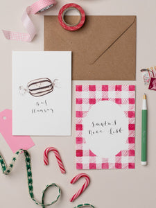 Bah Humbug Christmas Card