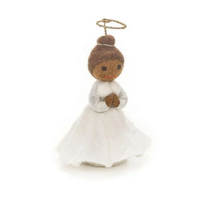 Eve Handmade Felt Christmas Angel Tree Topper Decoration