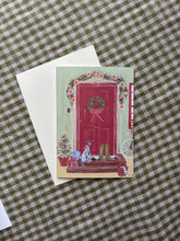 Festive Front Door Christmas card