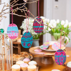 Easter Egg Paper Decorations