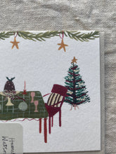 Setting the Table Mini Christmas card