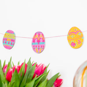 Small Easter Egg Garland