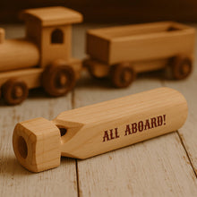 'All Aboard' Traditional Wooden Train Whistle