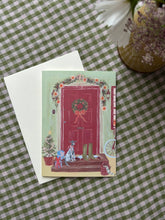 Festive Front Door Christmas card