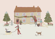 Snow Day Christmas card