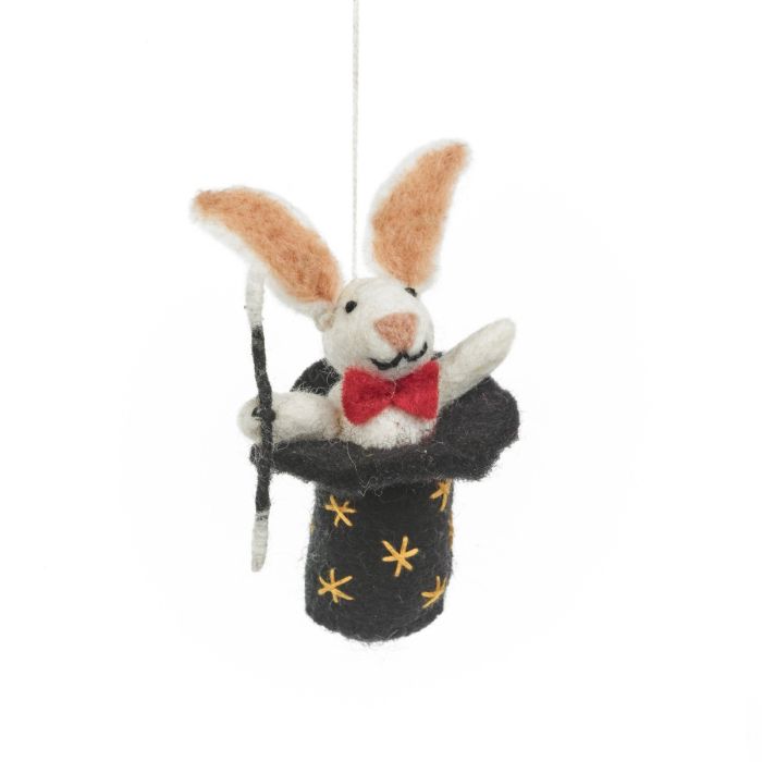 Hat-trick Rabbit Magician Bunny Hanging Decoration