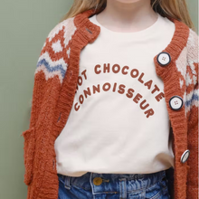 Hot Chocolate Connoisseur - Kid's Tee - Natural Fleck