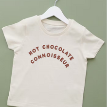 Hot Chocolate Connoisseur - Kid's Tee - Natural Fleck