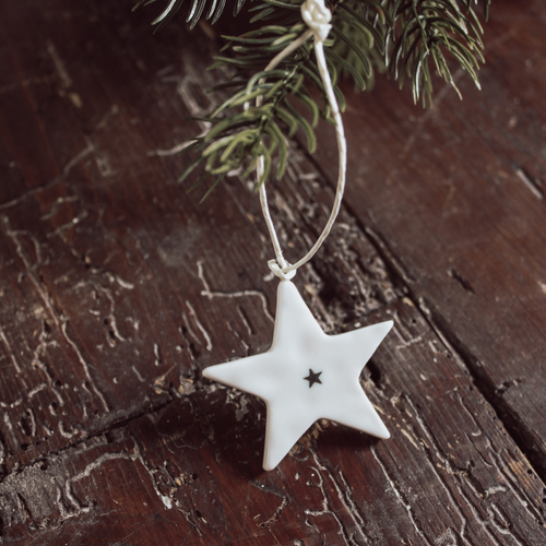 Porcelain Hanger-Small Star