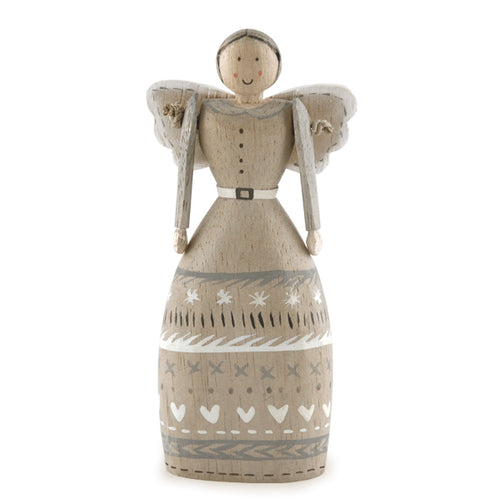 Folkart angel-Grey