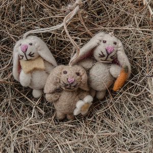 Mini Easter Bunnies (Set of 3) Decorations