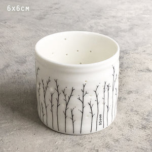 Tea light holder-Sprig