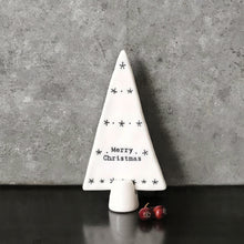 Standing Porcelain Tree-Merry Christmas