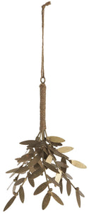 Hanging Mistletoe- Gold