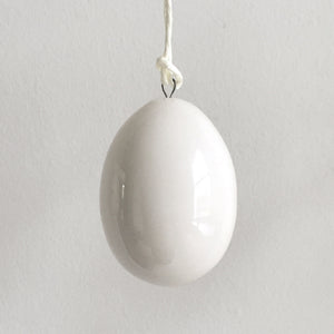 Porcelain egg-Plain