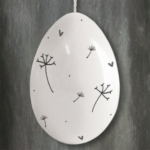 Porcelain egg-Dandelion