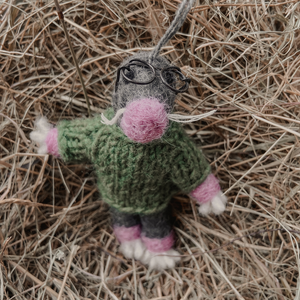 Milo the Mole Hanging Woodland Decoration